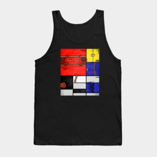 Piet Mondrian Art Tank Top